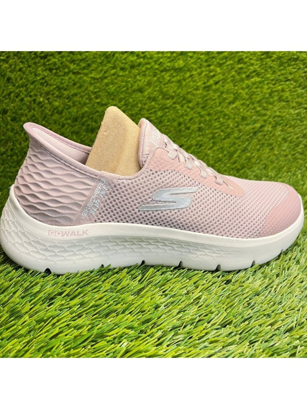 Skechers Go Walk Flex Grand Entry Womens Size 7D Mauve Running Shoes Sneakers